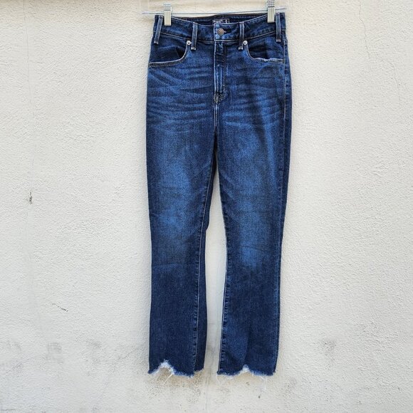 5/$100 SALE - Abercrombie Simone High Rise Ankle Flare Jeans - Picture 2 of 6